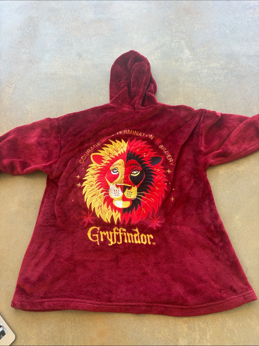 ⭐️5 for $20⭐️Cozy red Harry Potter Gryffindor oversized blanket hoodie